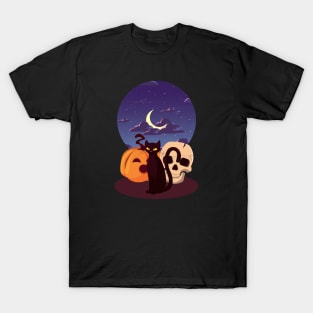 Witch's Black Cat T-Shirt